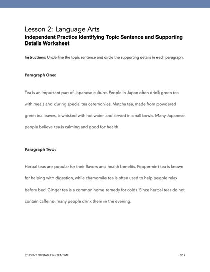 Tea Time Wonder Studies - Homeschool Better Together