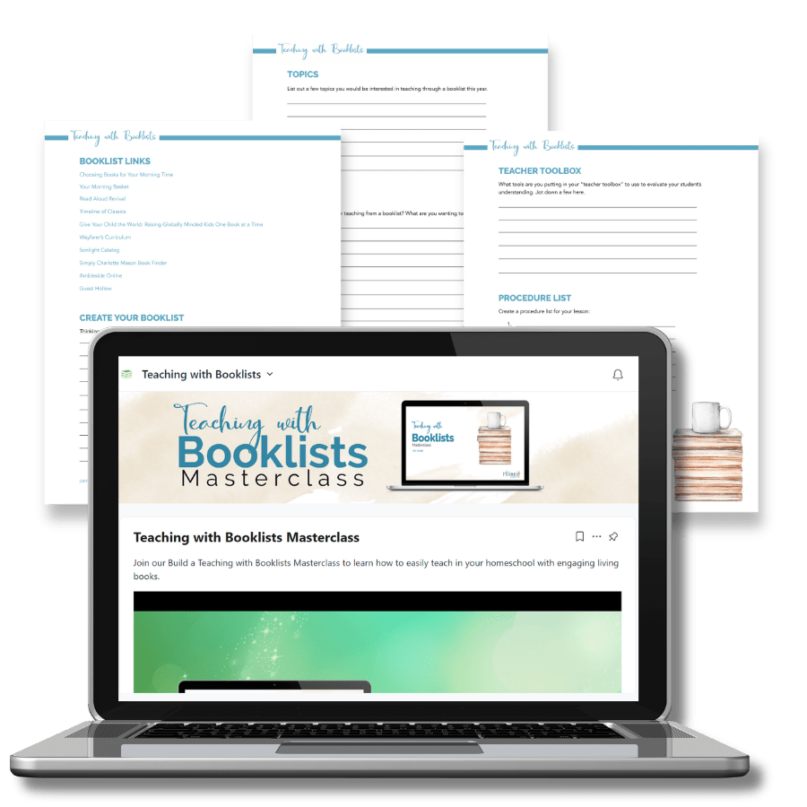 Teaching with Booklists Masterclass - Homeschool Better Together
