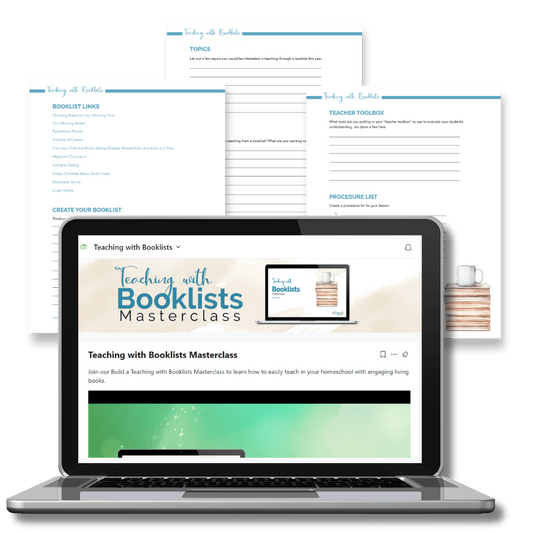 Teaching with Booklists Masterclass - Homeschool Better Together