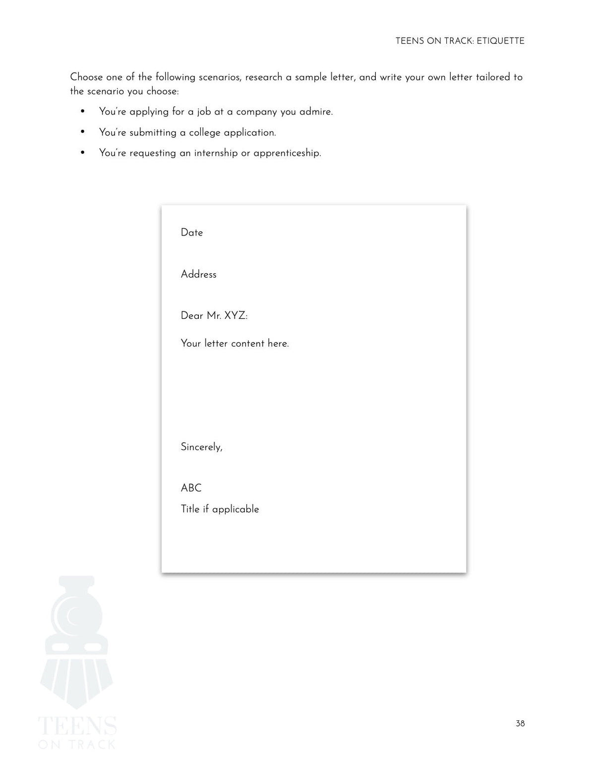 Teens on Track: Etiquette - Homeschool Better Together
