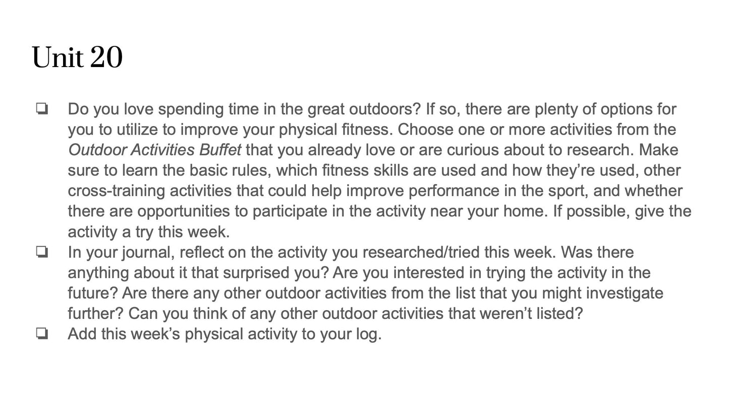 Teens on Track: Personal Fitness - Homeschool Better Together