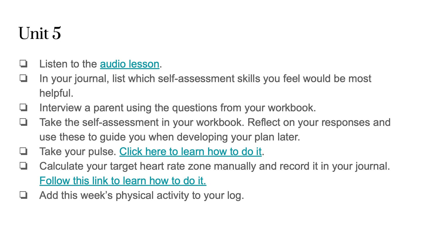 Teens on Track: Personal Fitness - Homeschool Better Together