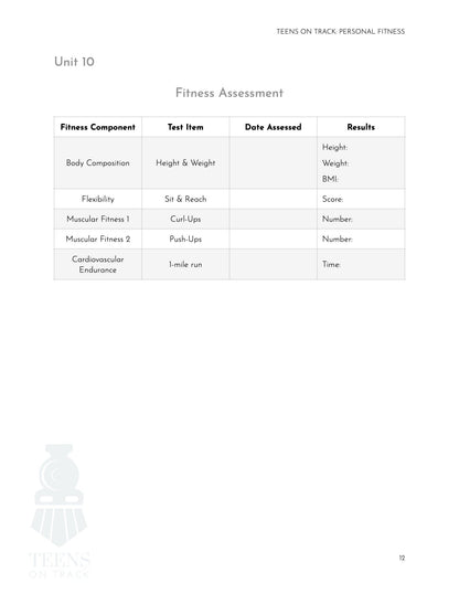 Teens on Track: Personal Fitness - Homeschool Better Together