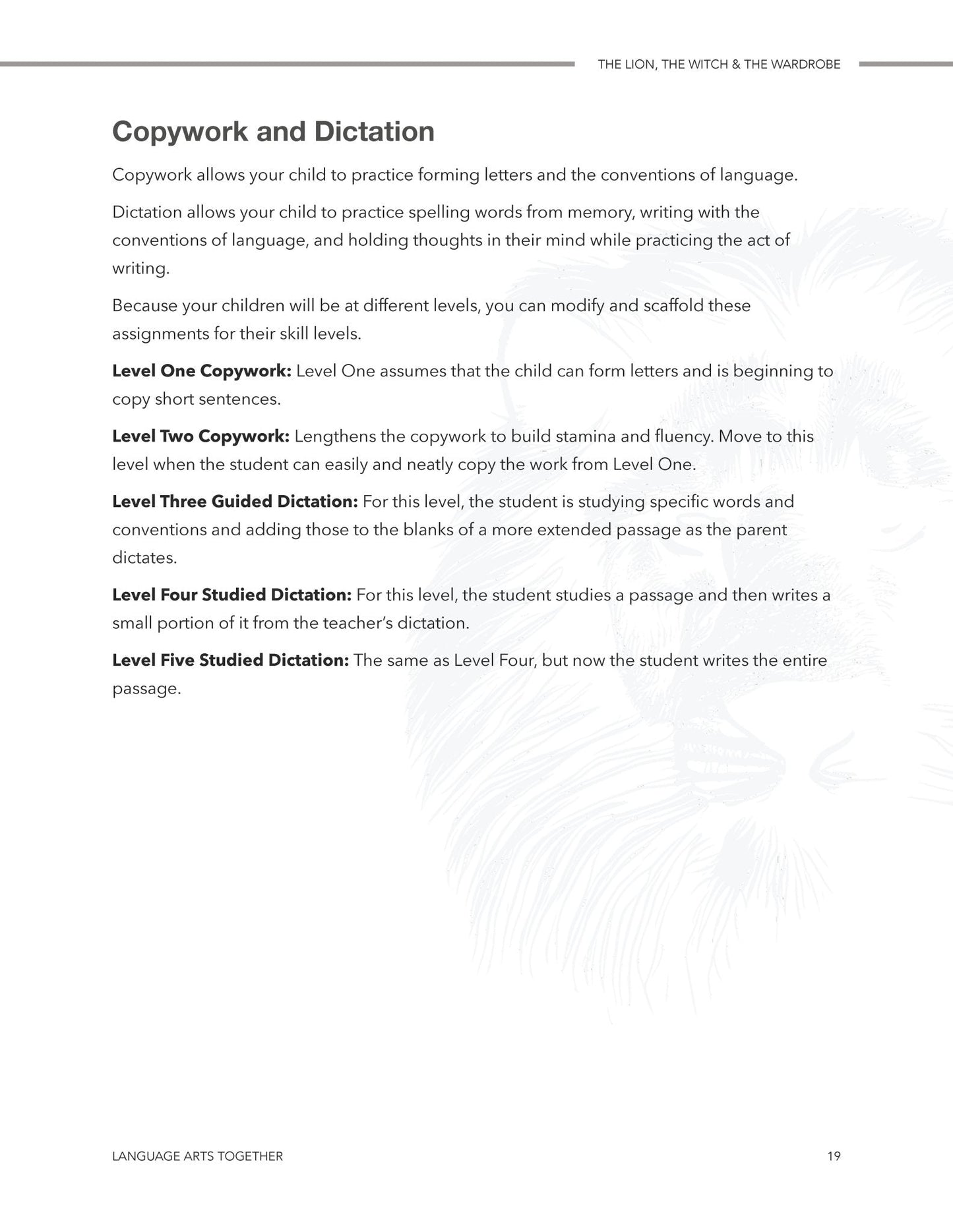 The Lion, the Witch, and the Wardrobe Language Arts Together - Homeschool Better Together