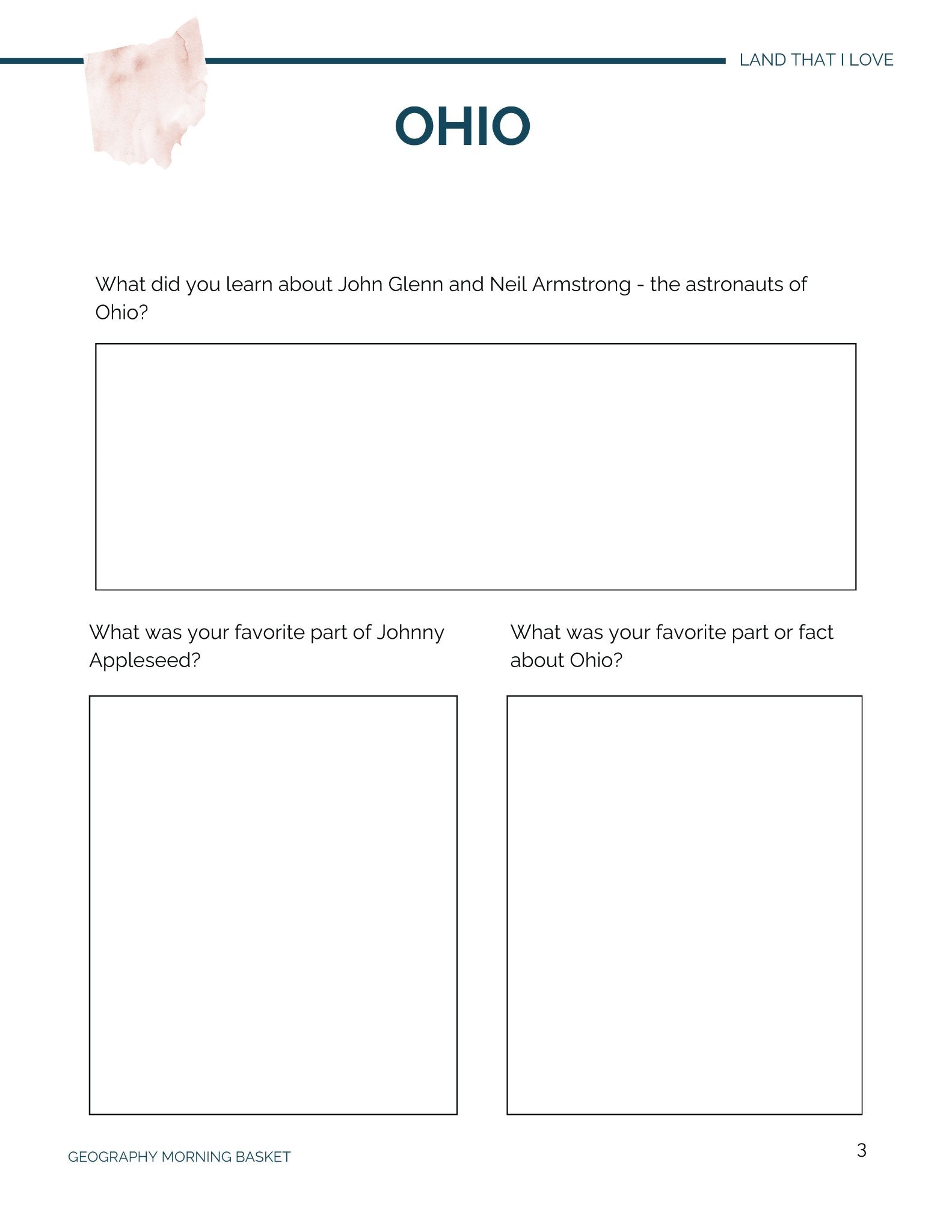 The Midwest - Land That I Love Companion Notebooks - Homeschool Better Together