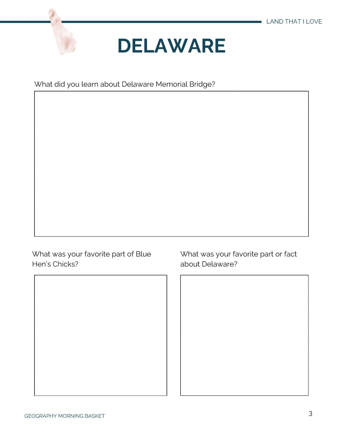 The Northeast - Land That I Love Companion Notebooks - Homeschool Better Together