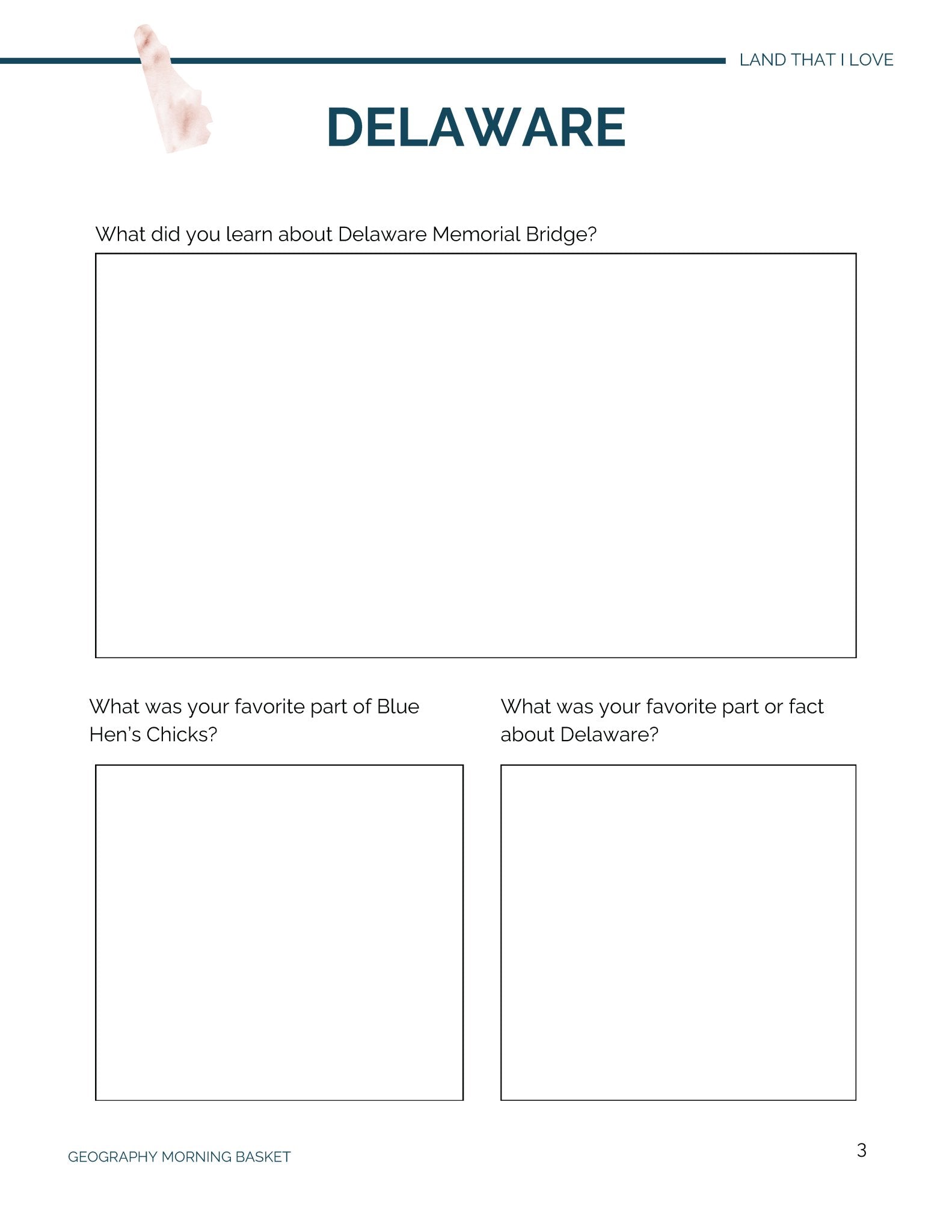 The Northeast - Land That I Love Companion Notebooks - Homeschool Better Together