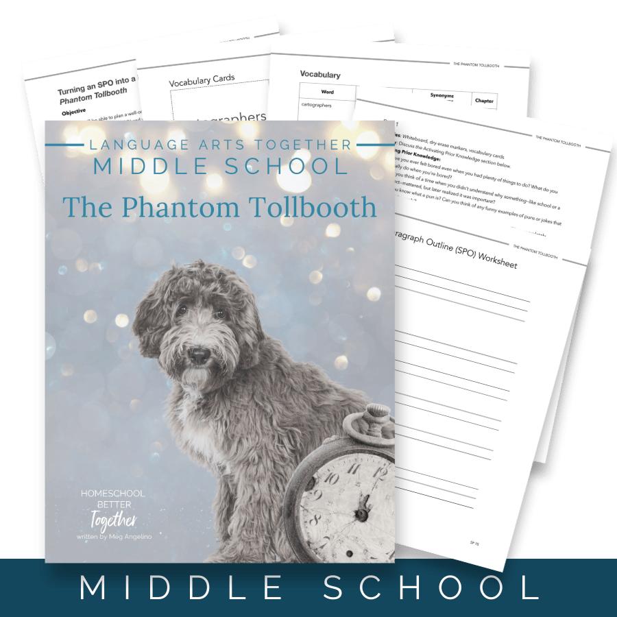 The Phantom Tollbooth Middle School Language Arts Together - Homeschool Better Together