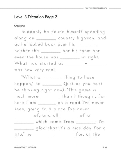 The Phantom Tollbooth Middle School Language Arts Together (FAE) - Homeschool Better Together