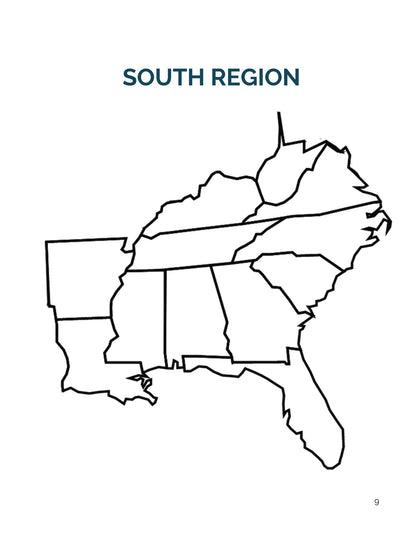 The South - Land That I Love Companion Notebooks - Homeschool Better Together