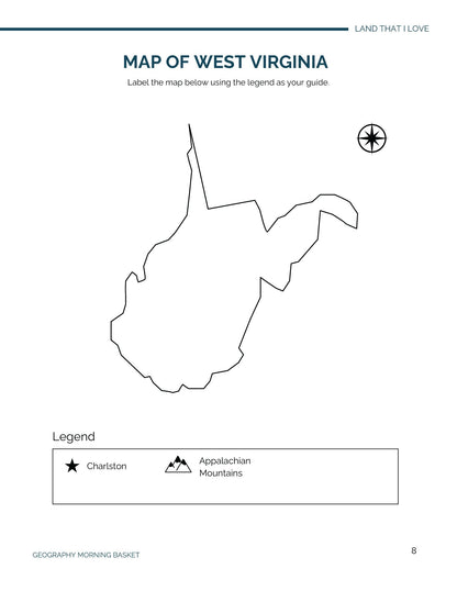 The South - Land That I Love Companion Notebooks - Homeschool Better Together