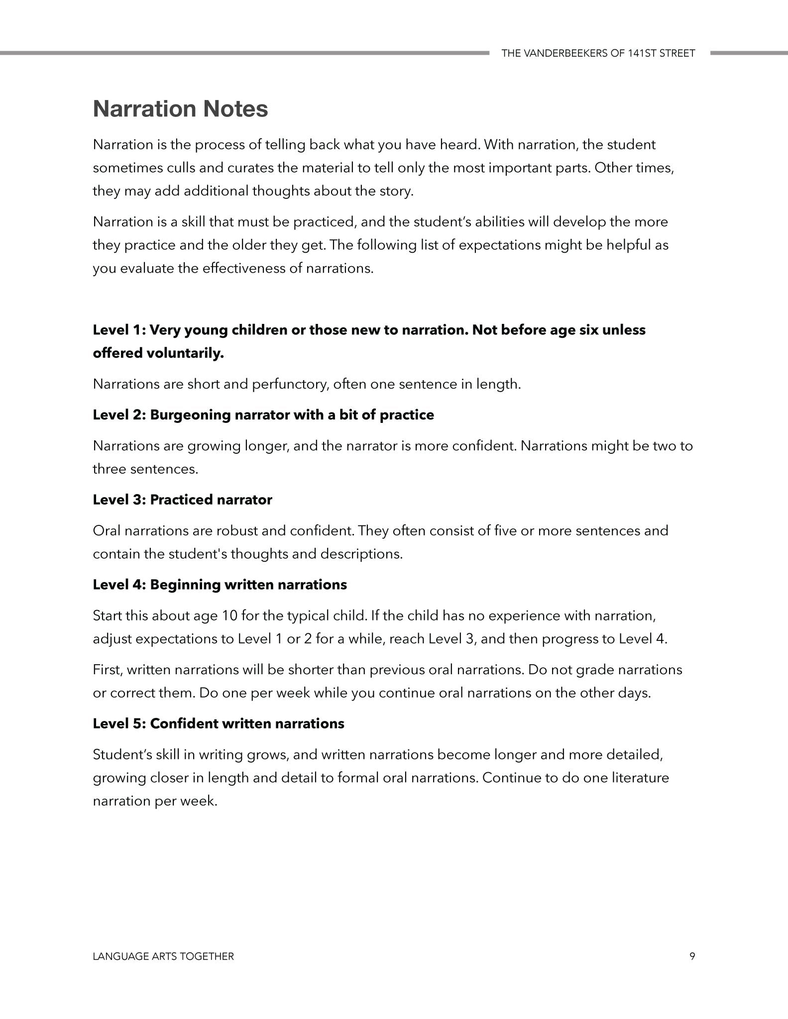 The Vanderbeekers of 141st Street Language Arts Together - Homeschool Better Together