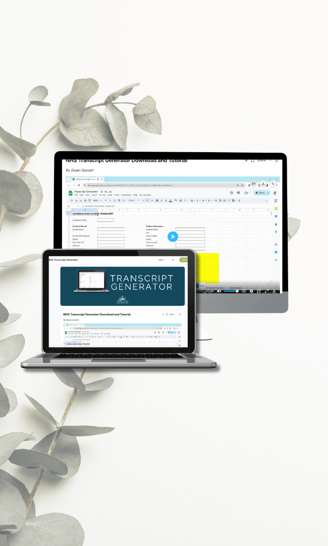 Transcript Generator - Homeschool Better Together