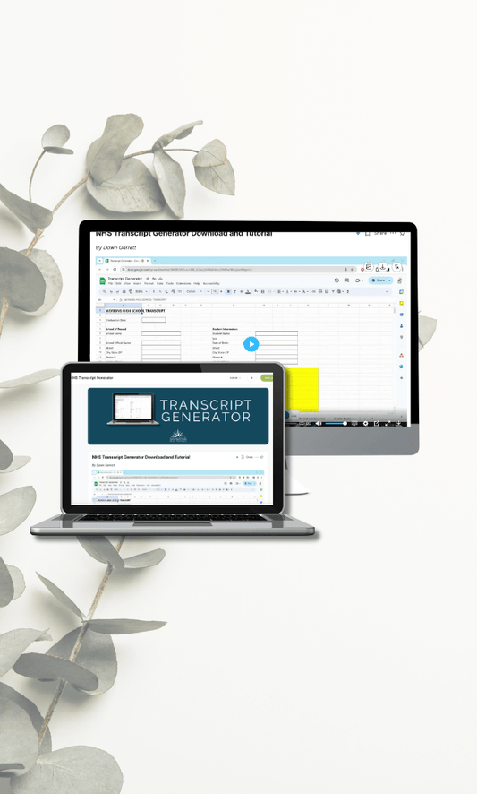 Transcript Generator - Homeschool Better Together