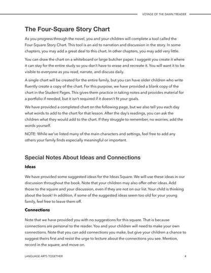 Voyage of the Dawn Treader Language Arts Together - Homeschool Better Together
