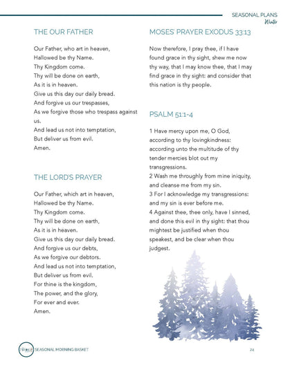 Winter Morning Time Plans - Homeschool Better Together