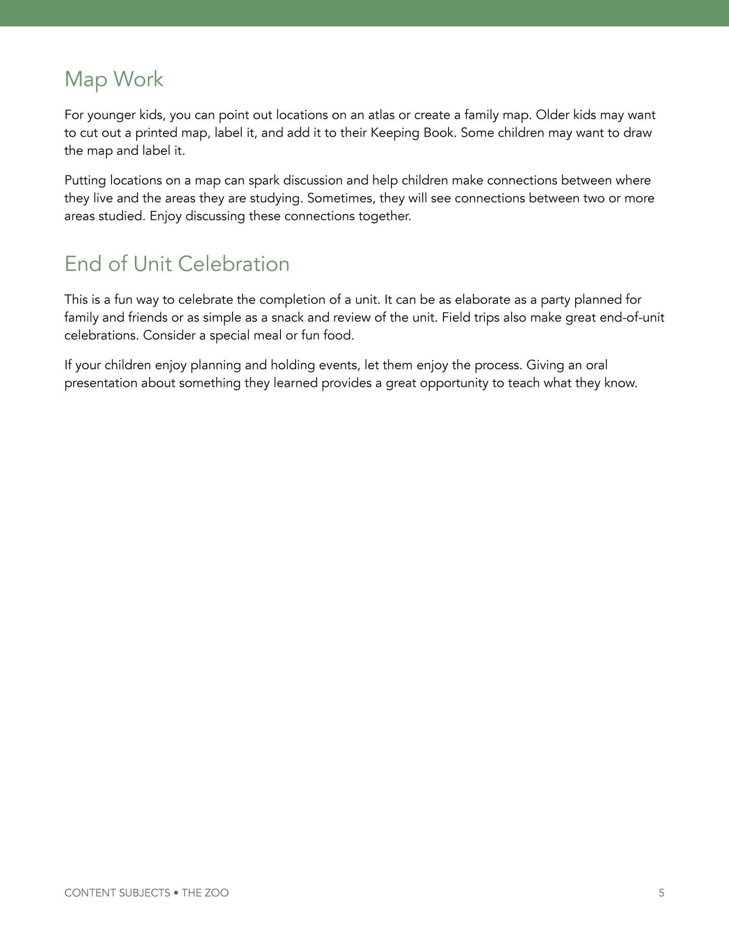 Zoo Wonder Studies - Homeschool Better Together
