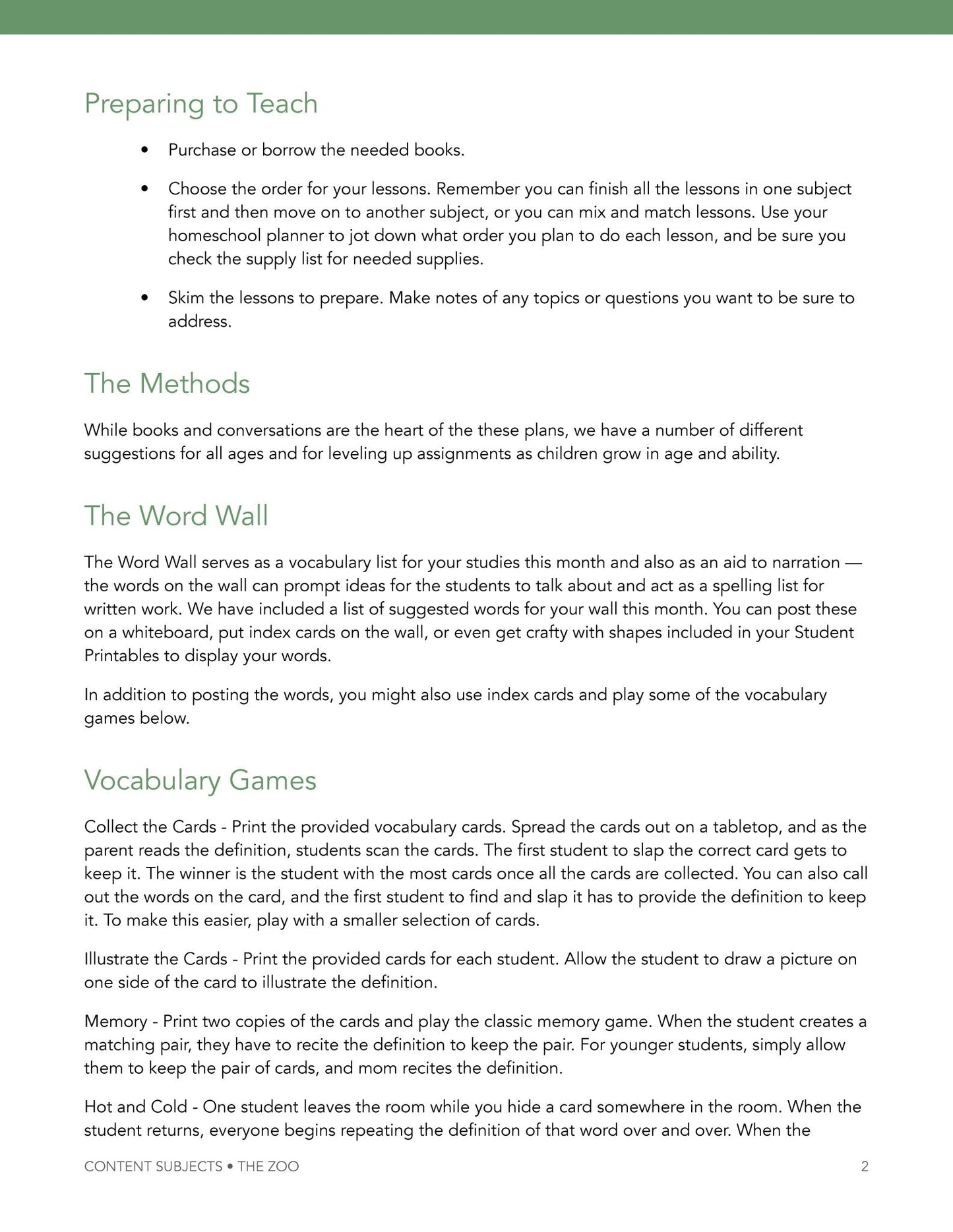 Zoo Wonder Studies - Homeschool Better Together