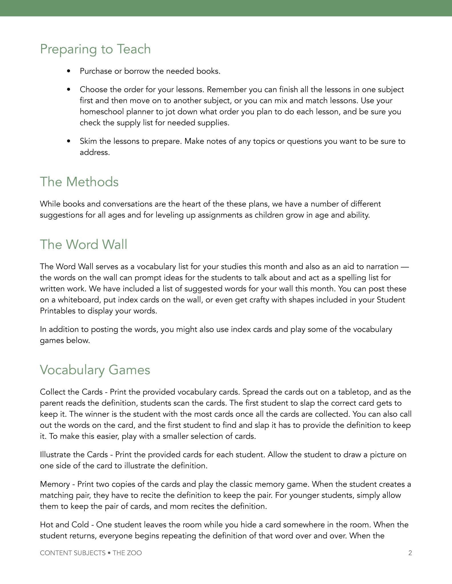 Zoo Wonder Studies - Homeschool Better Together