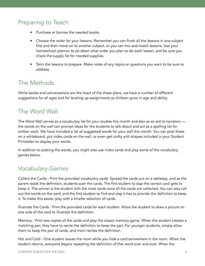 Zoo Wonder Studies - Homeschool Better Together